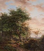 Johannes Gijsbertusz van Ravenswaay At Rest under a Tree France oil painting artist